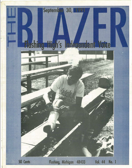 The Blazer, volume 44, issue 1. September 30, 1991