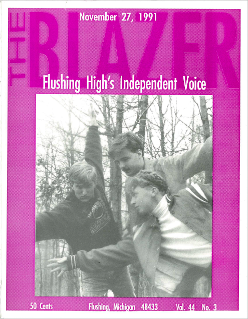 The Blazer, volume 44, issue 3. November 27, 1991