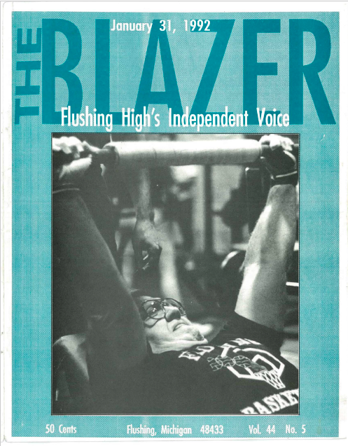 The Blazer, volume 44, issue 5. January 31, 1992