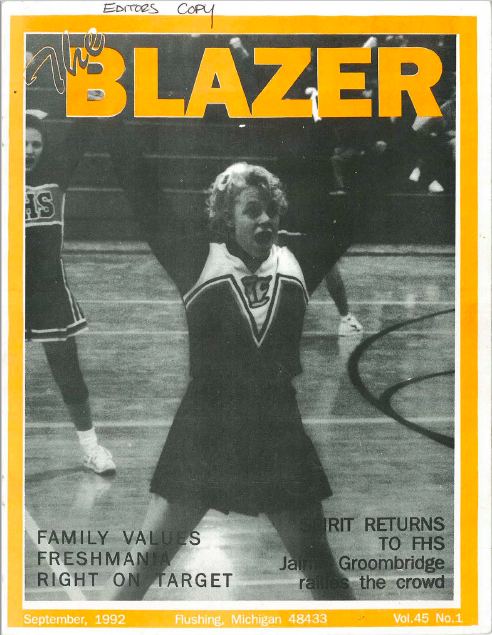 The Blazer, volume 45, issue 1. September 1992