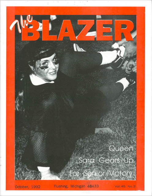 The Blazer, volume 45, issue 2. October 1992