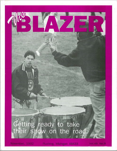 The Blazer, volume 45, issue 3. November 1992