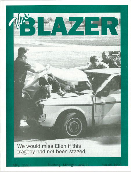 The Blazer, volume 45, issue 9. May 1993