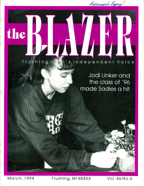 The Blazer, volume 46, issue 6. March 1994