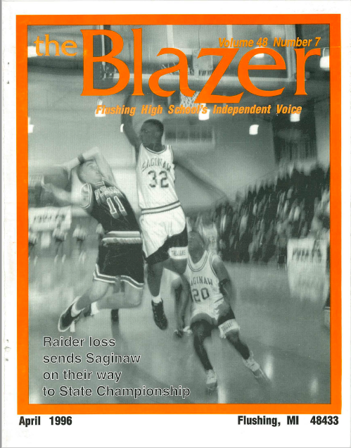 The Blazer, volume 48, issue 7. April 1996