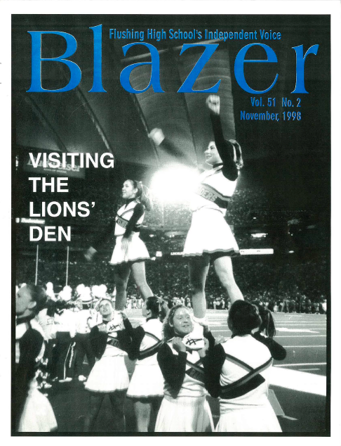 The Blazer, volume 51, issue 2. November 1998