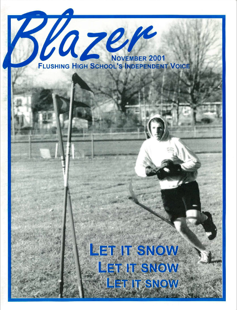 The Blazer, volume 54, issue 3. December 2001