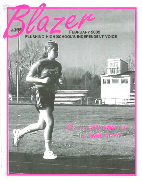 The Blazer, volume 54, issue 5. February 2002