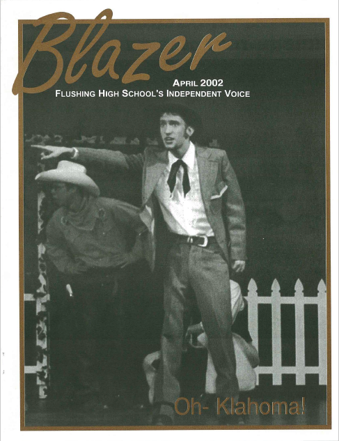The Blazer, volume 54, issue 7. April 2002