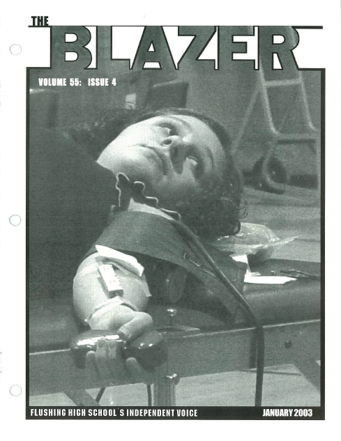 The Blazer, volume 55, issue 4. January 2003
