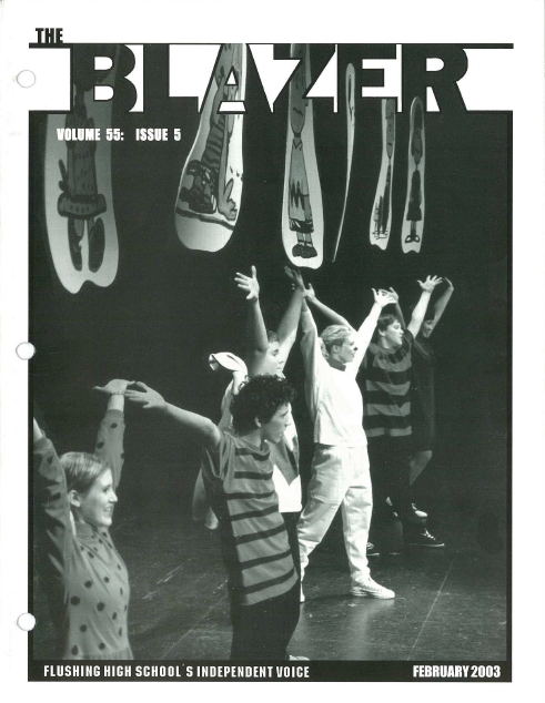 The Blazer, volume 55, issue 5. February 2003