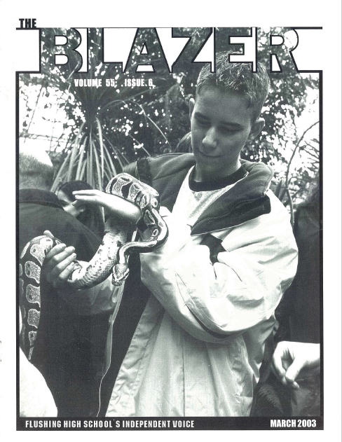 The Blazer, volume 55, issue 6. March 2003