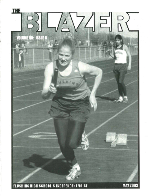 The Blazer, volume 55, issue 8. May 2003