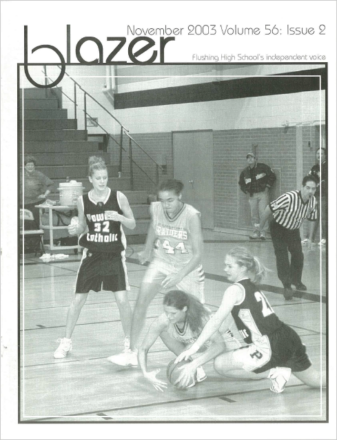 The Blazer, volume 56, issue 2. November 2003