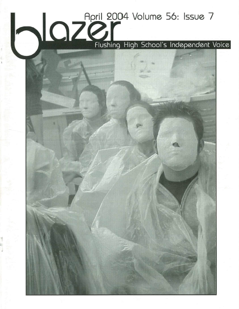 The Blazer, volume 56, issue 7. April 2004