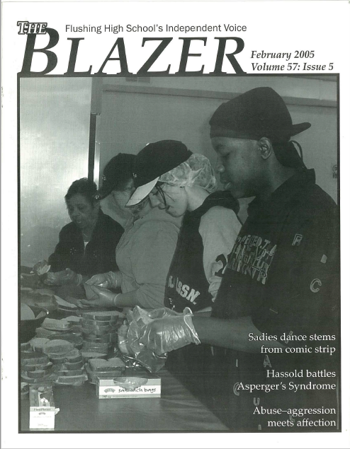The Blazer, volume 57, issue 5. February 2005