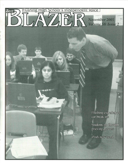 The Blazer, volume 58, issue 2. November 2005