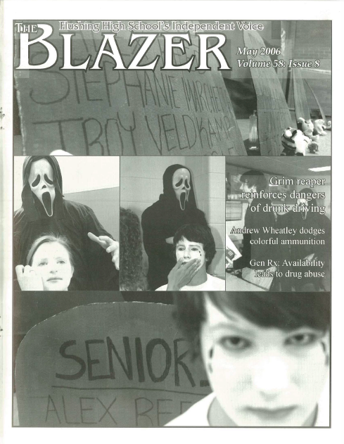 The Blazer, volume 58, issue 8. May 2006